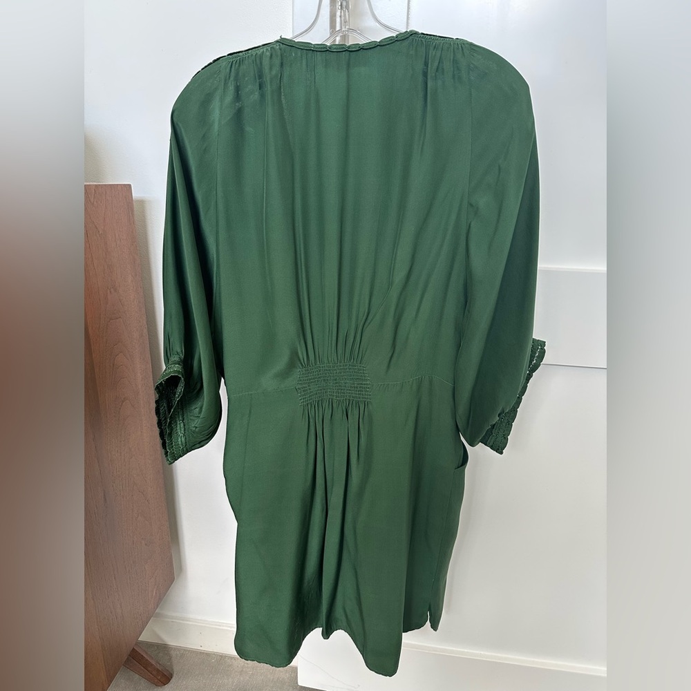 Isabel Marant Étoile Forest Green Designer Dress. Size 1/S.. - Picture 2 of 6